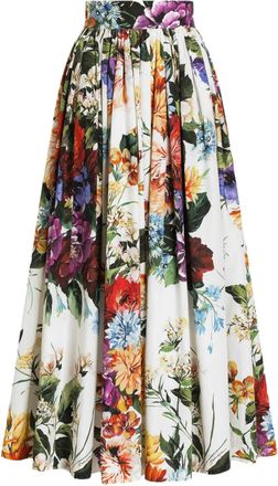 Dolce & Gabbana Gonna Lunga A Fiori-Donna