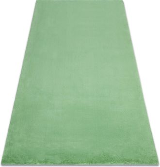 RugsX Rugsx - Alfombra Bunny Verde Imitaci&oacute;n De Piel De Conejo Green 200x290 Cm
