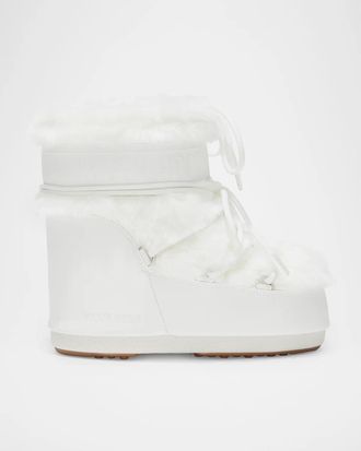 Moon Boot Icon Low Faux Fur Snow Boots