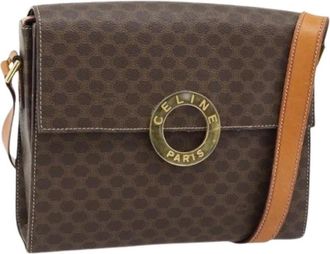 Celine Pre-owned Vintage Schoudertas - Dames - Vintage Schoudertas - Bruin - ONE Size - Leer - Vintage