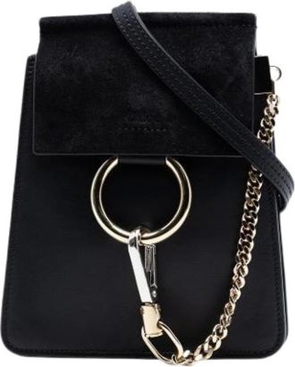 Chlo&eacute; Pre-owned Mini Bags, female, Black, Size: ONE SIZE Pre-owned Faye Bracelet Bag