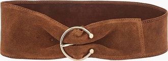 Lascana Wide Suede Waist Belt in Cognac at Nordstrom, Size Medium