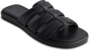 Bernardo Tamer Slide Sandal in Black Glove Leather at Nordstrom Rack, Size 7.5