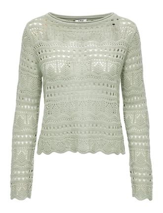 Jacqueline de Yong Jacqueline De Yong Jdysun Lay L/S Boatneck Jumper KNT Noos, Desert Sage, S