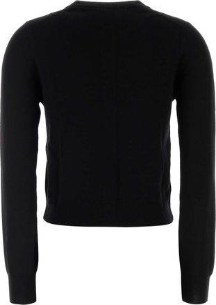 Maison Kitsun&eacute; Baby Fox Merino Cardigan - Black