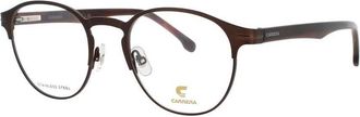 Carrera Mens Brown Rectangular Eyeglass Frames 322