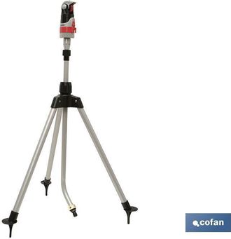cofan Aspersor 4 Posiciones Con Tr&iacute;pode Telesc&oacute;pico, Aspersor Rotatorio Con Tr&iacute;pode Telesc&oacute;pico. Cuenta Con 4 Posiciones Diferentes De Pulverizaci&oacute;n: Modo N