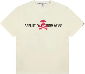 Aape By A Bathing Ape logo-print T-Shirt - White