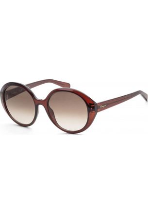 Ferragamo Womens SF1067S-210 SF1067S 57 210 Fashion Sunglasses - Brown - One Size