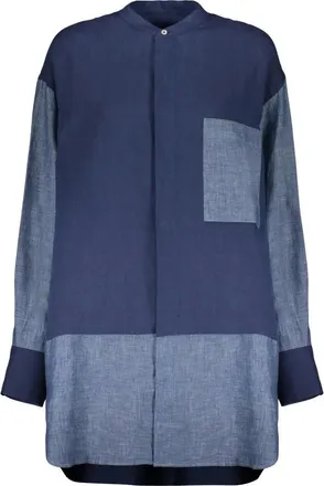Moorer Mujer, Blusas y Camisas, Azul, Talla: XS