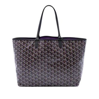 Goyard Pre-owned Saint Louis Claire Voie Tote - Dames - Pre-owned - Zwart - Maat: ONE Size Leer
