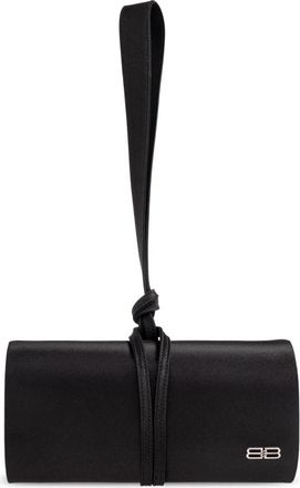 Balenciaga Satijnen Handtas - Dames - Handtassen - Zwart - ONE Size - Satijn - Tassen