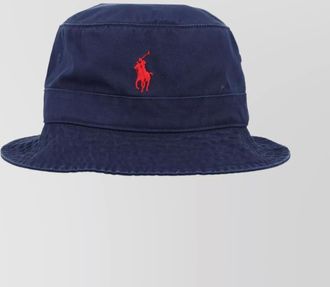 Polo Ralph Lauren stitched visor bucket hat with eyelet vents
