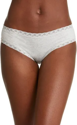 Natori Bliss Briefs in Light Grey Heather at Nordstrom, Size Xx-Large