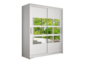 Mirjan24 Mobilier1 - Armario Closico 157, Blanco, 200x150x58cm, Puertas De Armario: Correderas, N&uacute;mero De Estantes: 0