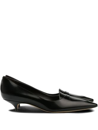 The Row Viv pumps - women - Calf Leather/Rubber/Calf Leather/Calf Leather - 39 - Black