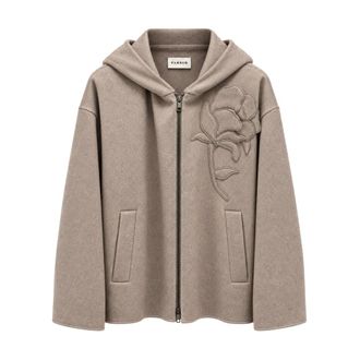 P.A.R.O.S.H. Felpa con zip - - Sweatshirts & Hoodies - Donna - Beige - L