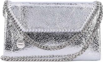 Stella McCartney Falabella crossbodytas met craquel&eacute;-effect