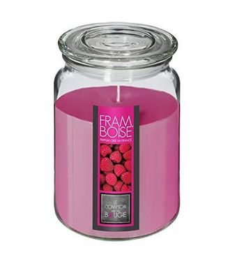 Atmosphera Duftkerze - Himbeere - 510g - Rosa - Atmosphera cr&eacute;ateur dint&eacute;rieur