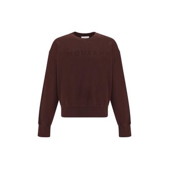 Alexander McQueen Brown Cotton Mens Sweatshirt