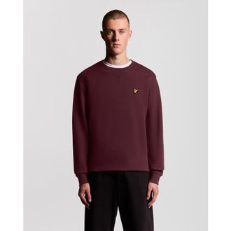 Lyle & Scott Crew Neck Sweater in Burgundy at Nordstrom, Size Xx-Large