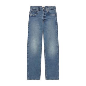 Frame Denim Straight Jeans, male, Blue, Size: W34 The Straight Jean