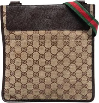 Gucci Pre-owned Cross Body Bags, female, Brown, Size: ONE SIZE Pre-owned Crossbody Bag