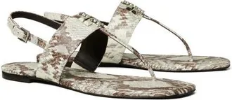 Tory Burch Eleanor Slingback Sandal in Granite Roccia /Gold at Nordstrom, Size 8.5