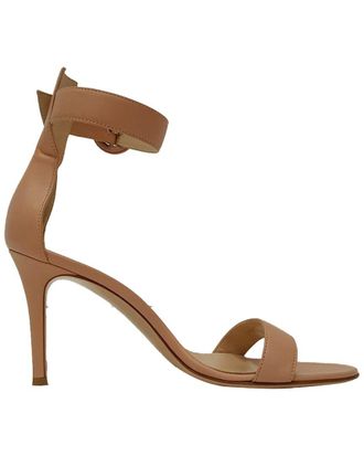 Gianvito Rossi Womens Leather Portofino Sandal (Authentic Pre-Loved)