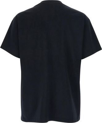 Givenchy Mens Crew Neck T-Shirt Black Cotton T-Shirts And Polos