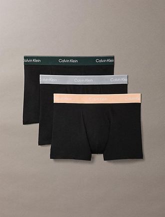 Calvin Klein Pack de 3 b&oacute;xers ajustados holgados con pinza - Icon Cotton Stretch
