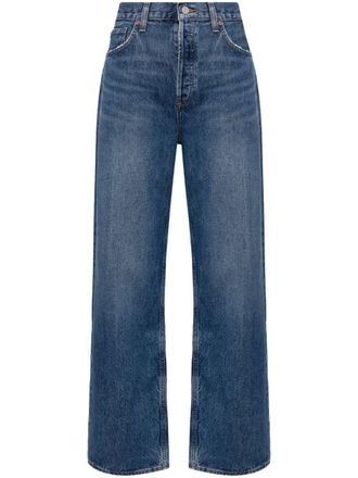 A Gold E slung baggy jeans - Blue