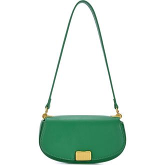 Rachel Zoe Rib Buckle Shoulder Bag in Kelly Green at Nordstrom Rack