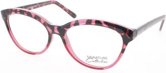 Signature Ladies Red Rectangular Eyeglass Frames S7003TortRed52