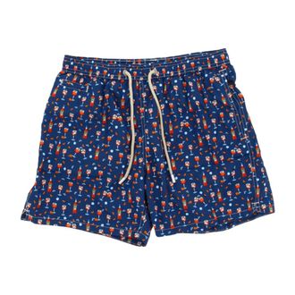 MC2 Saint Barth Beachwear, male, Blue, Size: 3XL Lighting Micro Fantasy-Ultralight Swim Short