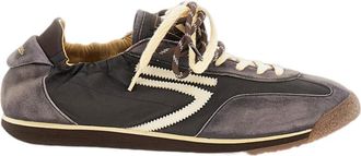 Puraai Brown 6.02 Panther Nylon Sneakers
