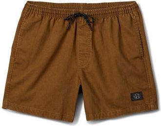 Maui and Sons Drift Walk Cotton Canvas Drawstring Shorts in Bronze at Nordstrom, Size Xx-Large