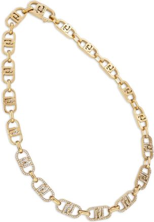Liu Jo logo-embellished necklace - Goud