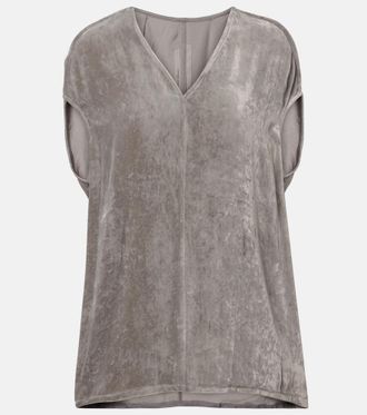 Rick Owens Floating velvet top