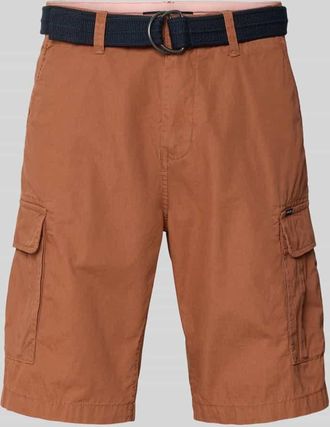 Petrol Industries Regular Fit Bermudas mit Cargo-Taschen in Orange, Gr&ouml;&szlig;e XXL