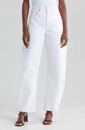 Frame Denim The Bubble Baggy Jeans in Au Natural Clean at Nordstrom Rack, Size 27