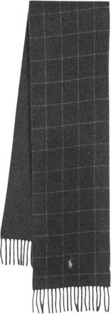 Polo Ralph Lauren Bufanda de Lana Arrugada - Accessories - Hombre - Gris - ONE SIZE