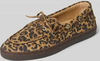 Copenhagen Schn&uuml;rschuhe aus echtem Leder in Black, Gr&ouml;&szlig;e 36