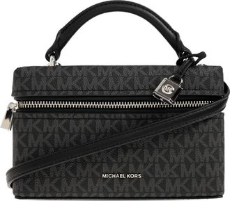 Michael Michael Kors Borsa a tracolla XS Jana con logo - Nero