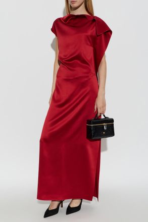 Sportmax Silk Dress Giara, Womens, Red