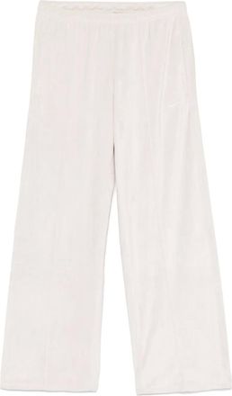 Nike Pantaloni sportivi a vita media in velluto - Toni neutri