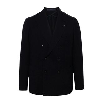 Tagliatore Jassen, Heren, Blauw, L, Wol, Blazers