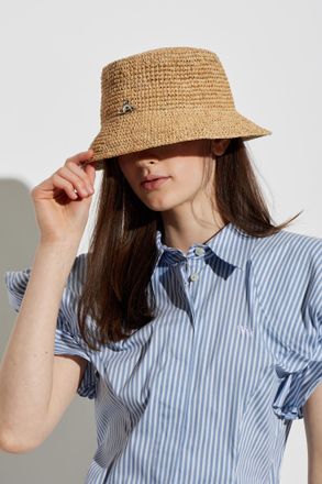 Vivienne Westwood Straw Hat, Unisex, Beige