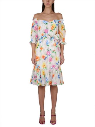 Moschino Dress With Floral Pattern