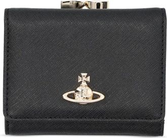 Vivienne Westwood small frame wallet - women - Calf Leather - One Size - Black